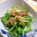 豚かたまり肉＆水菜のサラダ